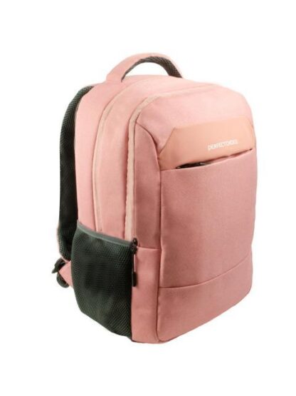 PERFECT CHOICE MOCHILA DE POLIESTER FEARLESS PARA LAPTOP 15.6 ROSA - Image 2