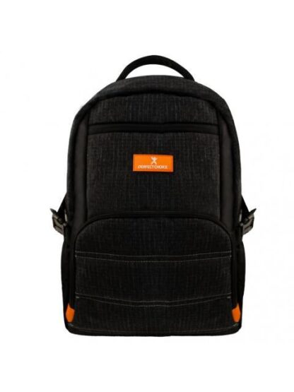 PERFECT CHOICE MOCHILA DE POLIESTER GLITCH PARA LAPTOP 15.6 NEGRO