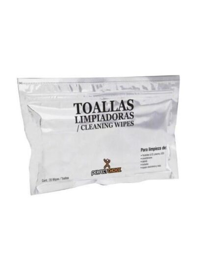 PERFECT CHOICE TOALLAS LIMPIADORAS PARA LAPTOPS Y PANTALLAS PC-030270