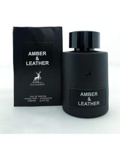 PERFUME AMBER & LEATHER MAISON ALHAMBRA UNISEX EDP 100ML - Image 2