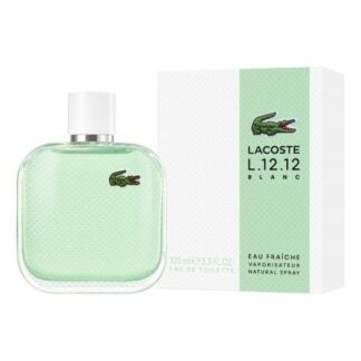 PERFUME LACOSTE L.12.12 BLANC EAU FRAICHE EDT 100ML HOMBRE
