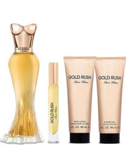 PERFUME SET PARIS HILTON GOLD RUSH TRANSPARENTE PARIS HILTON