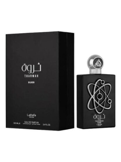 PERFUME THARWAH SILVER DE LATTAFA PARA HOMBRE EDP 100ML