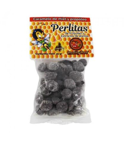PERLITAS DE PROPOLEO Y EXTRACTOS DE PLANTAS 35GRS MIEL SALUD Y VIDA