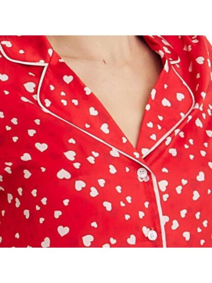 PIJAMA CAMISA Y SHORT ROJO LOVE TO LOUNGE - Image 5