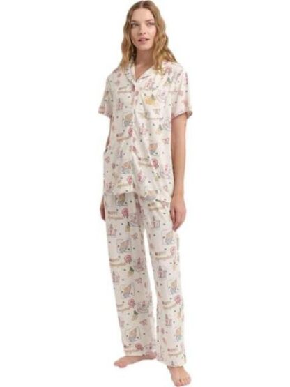 PIJAMA DAMA DAMA MARFIL BOB ESPONJA - Image 2