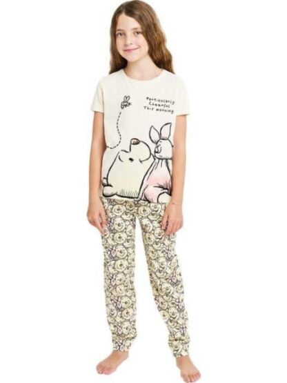 PIJAMA ESTAMPADA APLICACIONES BEIGE WINNIE THE POOH