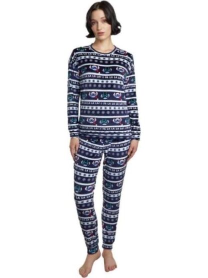 PIJAMA STITCH AZUL MARINO DISNEY