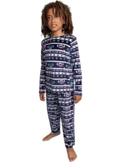 PIJAMA STITCH AZUL MARINO DISNEY