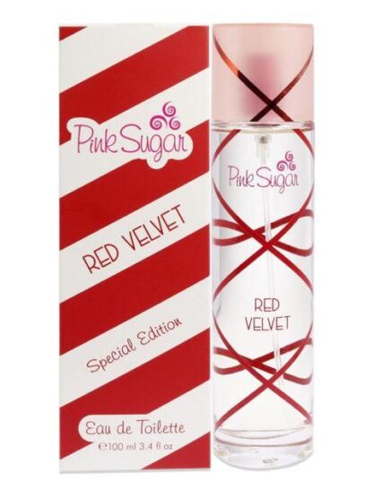 PINK SUGAR RED VELVET DE AQUOLINA 100 ML EDT SPRAY MUJER
