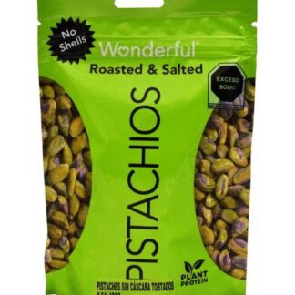 PISTACHE SIN CASCARA SALADO 170 G WONDERFUL PISTACHIOS