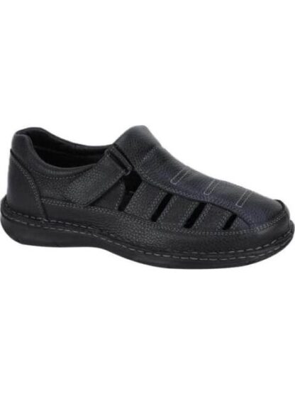 SANDALIA CASUAL TEJIDO A MANO NEGRO KAFE - Image 2