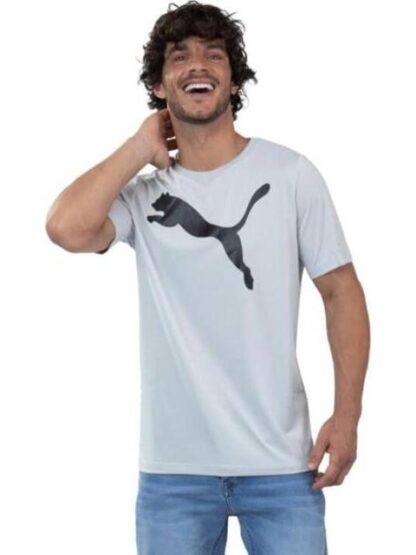 PLAYERA ACTIVE BIG LOGO TEE GRIS PUMA - Image 2