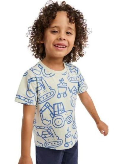 PLAYERA ALGODON AZUL MARINO NEXT CO - Image 4