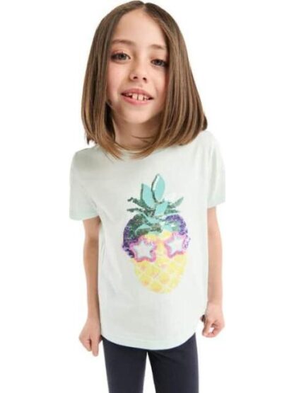 PLAYERA APLICACIONES AZUL MENTA HOLLY LAND KIDS - Image 5