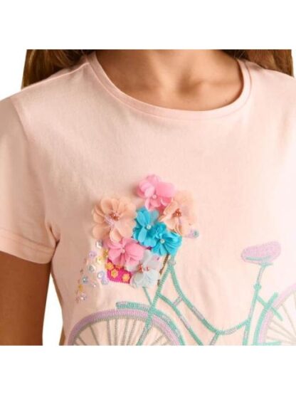 PLAYERA APLICACIONES CORAL HOLLY LAND KIDS - Image 6