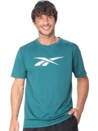 PLAYERA BASIC COTTON TEE VERDE REEBOK - Image 2