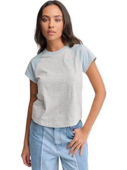 PLAYERA BASICA BICOLOR HOLLY LAND
