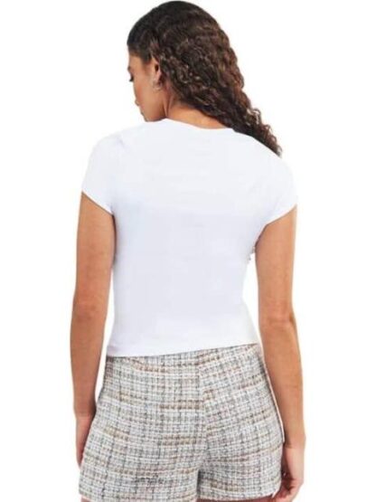 PLAYERA CUELLO V BLANCO HOLLY LAND - Image 5
