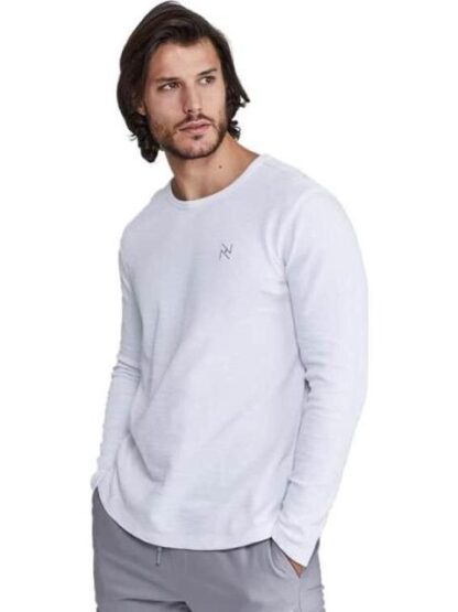 PLAYERA BASICA MANGA LARGA BLANCO NEXT CO