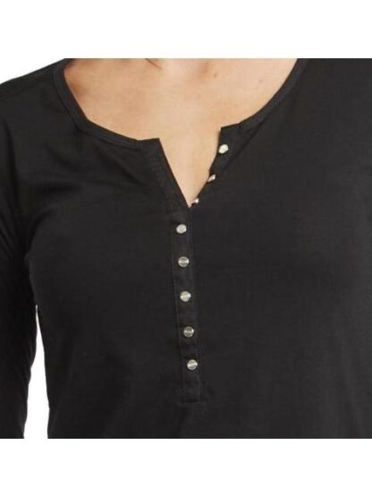 PLAYERA MANGA LARGA NEGRO HOLLY LAND - Image 5