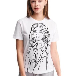 PLAYERA CASUAL BLANCO HOLLY LAND