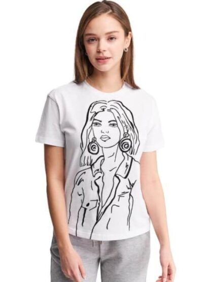 PLAYERA CASUAL BLANCO HOLLY LAND