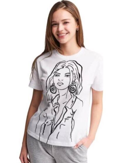 PLAYERA CASUAL BLANCO HOLLY LAND - Image 2