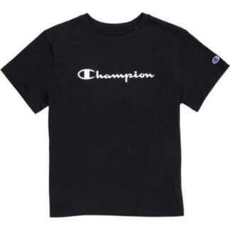 PLAYERA CLASIC PRINTED TEE NEGRO CHAMPION