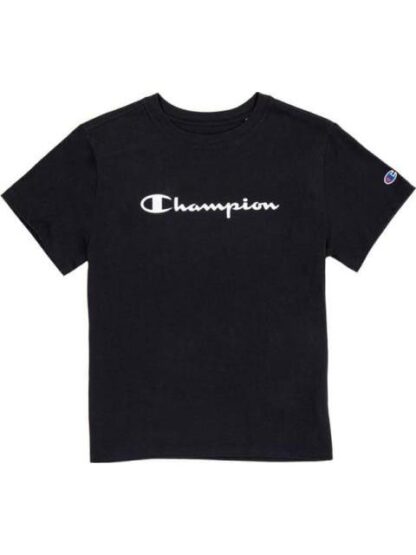 PLAYERA CLASIC PRINTED TEE NEGRO CHAMPION