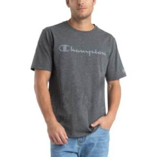 PLAYERA CLASSIC PRINTED TEE GRIS CHAMPION