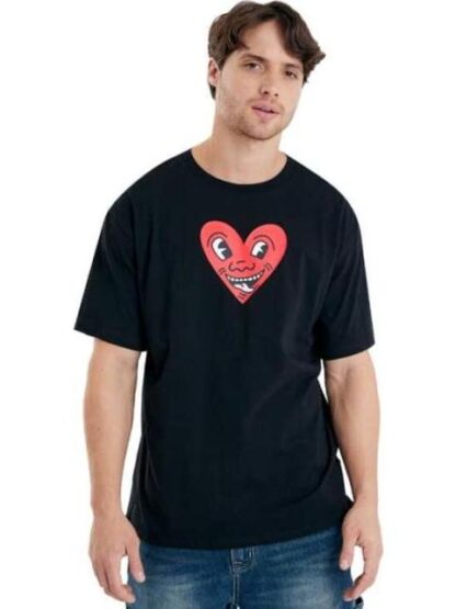 PLAYERA CORAZON NEGRO KEITH HARING - Image 2
