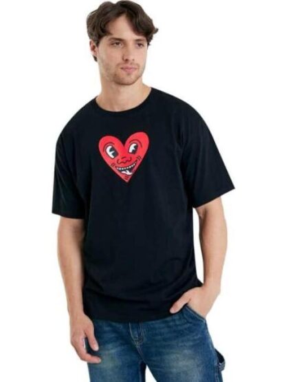 PLAYERA CORAZON NEGRO KEITH HARING - Image 3