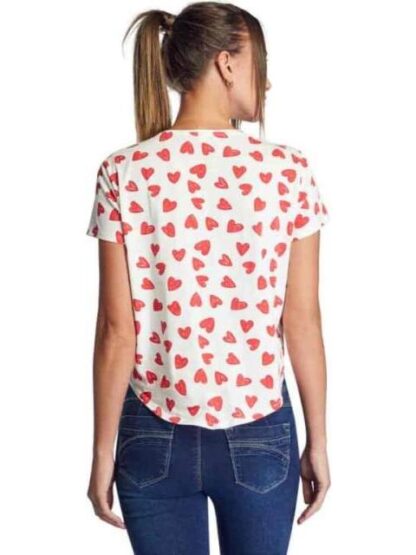 PLAYERA CORAZONES BLANCO HOLLY LAND - Image 3