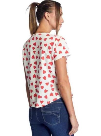 PLAYERA CORAZONES BLANCO HOLLY LAND - Image 4