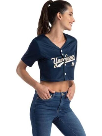 PLAYERA CROP NEW YORK YANKEES AZUL MLB - Image 3
