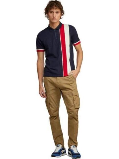 PLAYERA CUELLO POLO AZUL MARINO D.E.E.P SELECTION