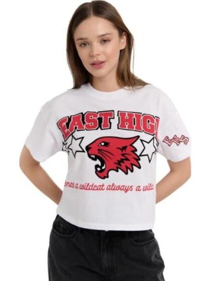 PLAYERA DAMA BLANCO HIGH SCHOOL MUSICAL - Image 4