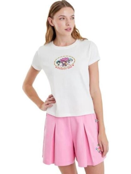 PLAYERA DAMA BLANCO LAS CHICAS SUPER PODEROSAS - Image 3