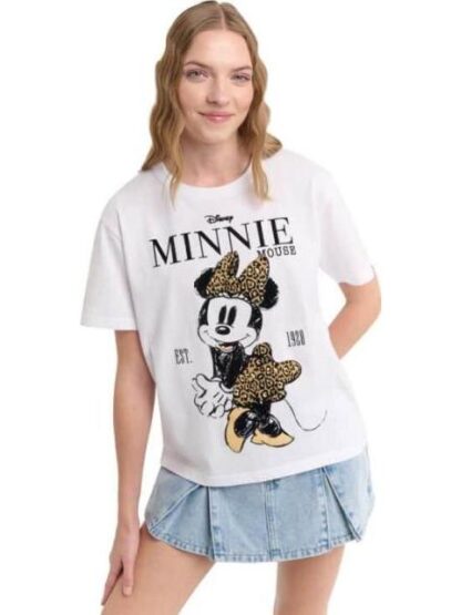 PLAYERA DAMA BLANCO MINNIE MOUSE - Image 4