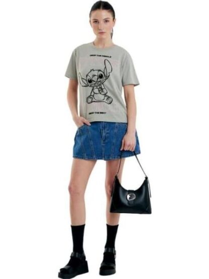 PLAYERA DAMA GRIS DISNEY CLASSICS