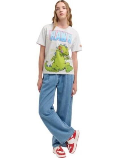 PLAYERA DAMA GRIS RUGRATS - Image 2