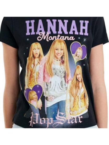 PLAYERA DAMA NEGRO HANNAH MONTANA - Image 6