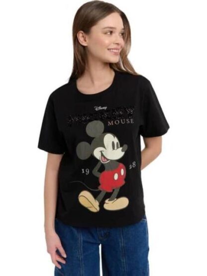 PLAYERA DAMA NEGRO MICKEY MOUSE - Image 4