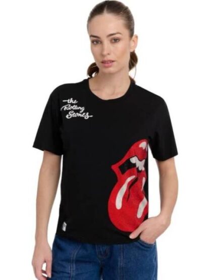 PLAYERA DAMA NEGRO THE ROLLING STONES - Image 2