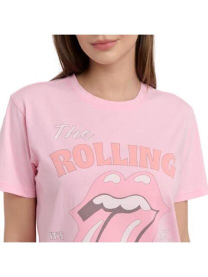 PLAYERA DAMA ROSA THE ROLLING STONES - Image 4