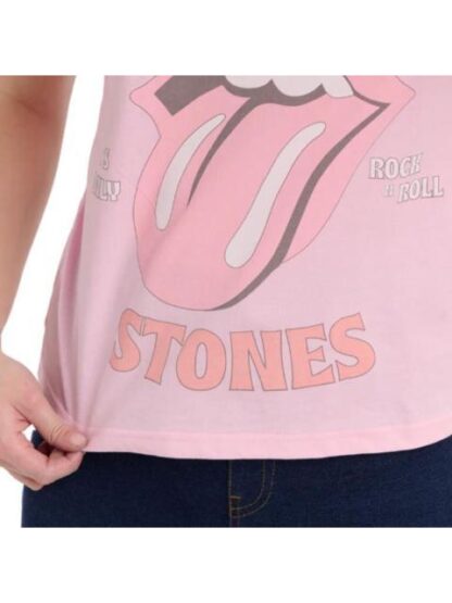PLAYERA DAMA ROSA THE ROLLING STONES - Image 5