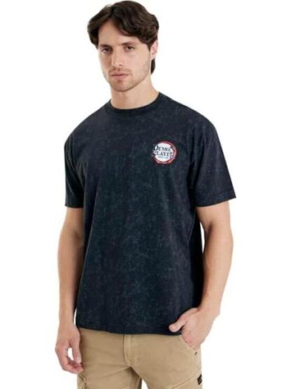 PLAYERA DEMON SLAYER GRIS DEMON SLAYER