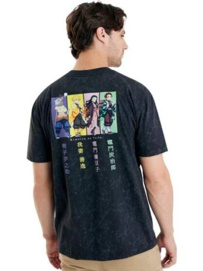 PLAYERA DEMON SLAYER GRIS DEMON SLAYER - Image 5