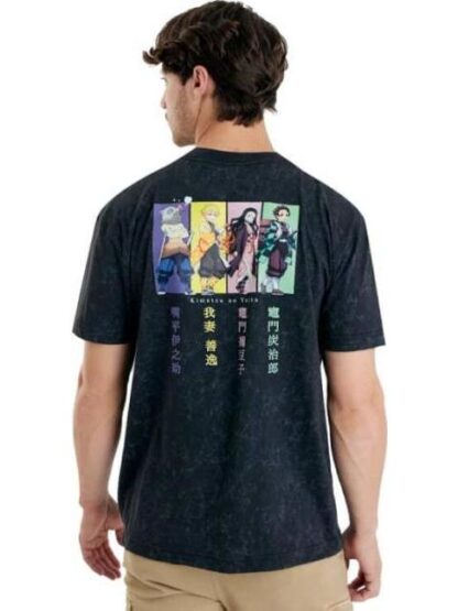 PLAYERA DEMON SLAYER GRIS DEMON SLAYER - Image 6